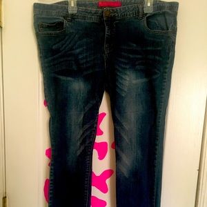 Medium dark wash jeans by pure energy